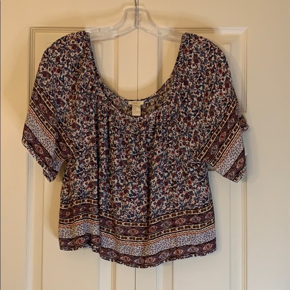 NWT Forever 21 Floral Crop Top